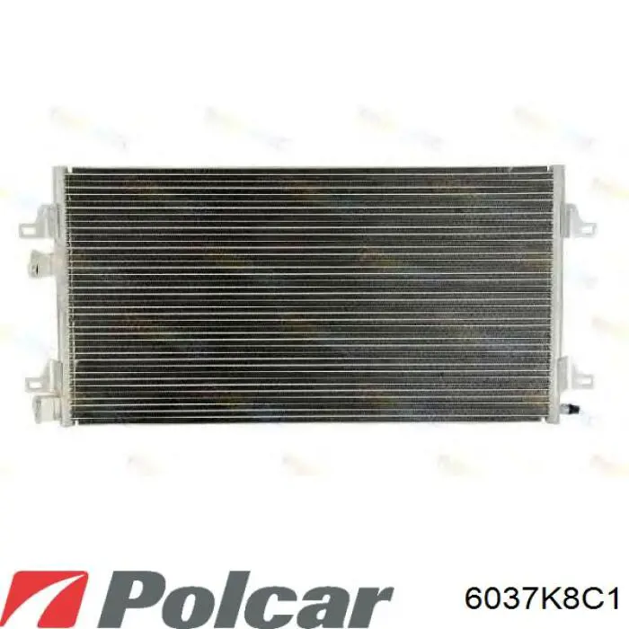 Радиатор кондиционера 6037K8C1 Polcar