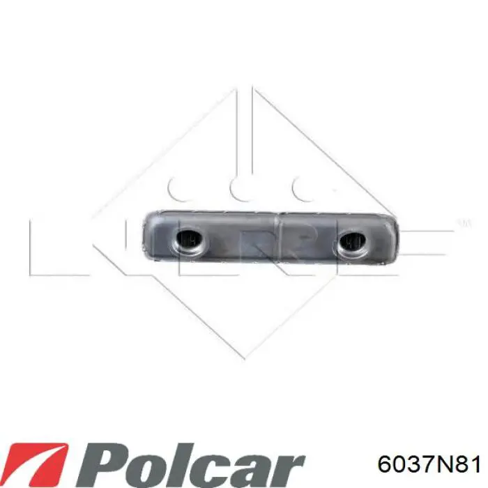 Radiador de calefacción 6037N81 Polcar