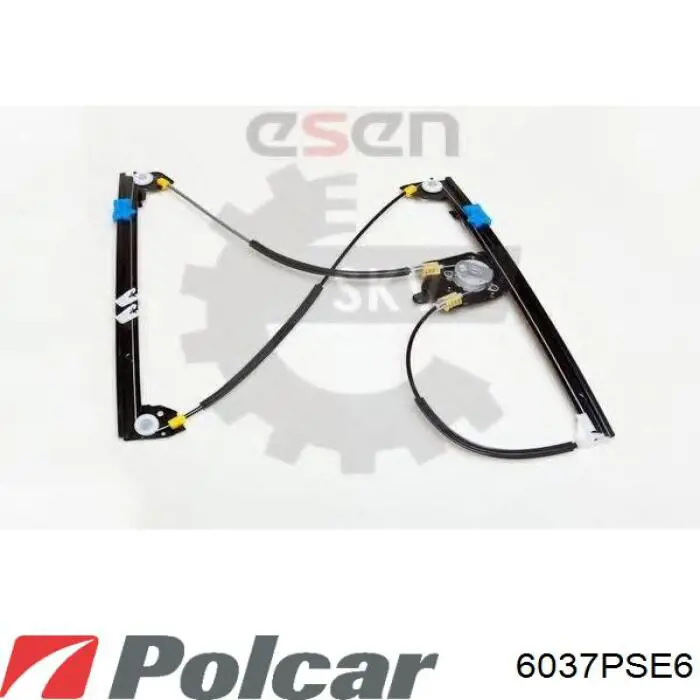 Купить 6037PSE6 Polcar Стеклоподъемник (механизм перемещения стекла)