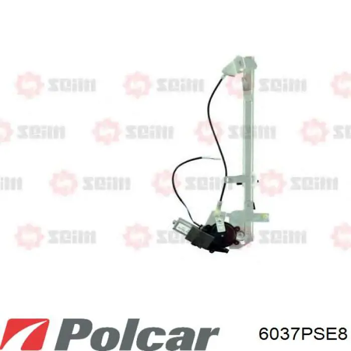 Купить 6037PSE8 Polcar Механизм стеклоподъемника двери задней правой