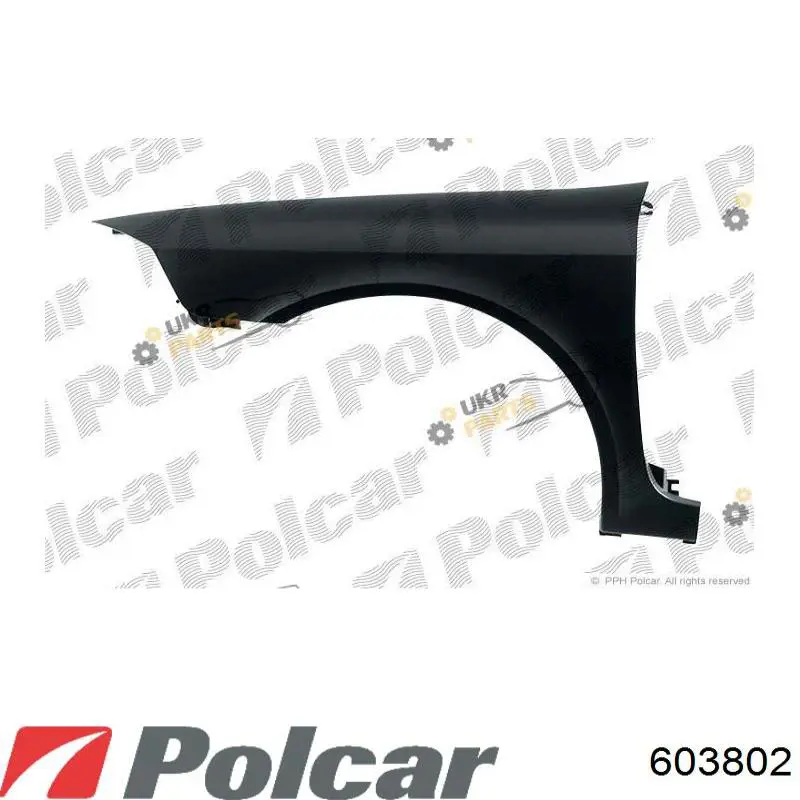 Купить 603802 Polcar Крыло переднее левое