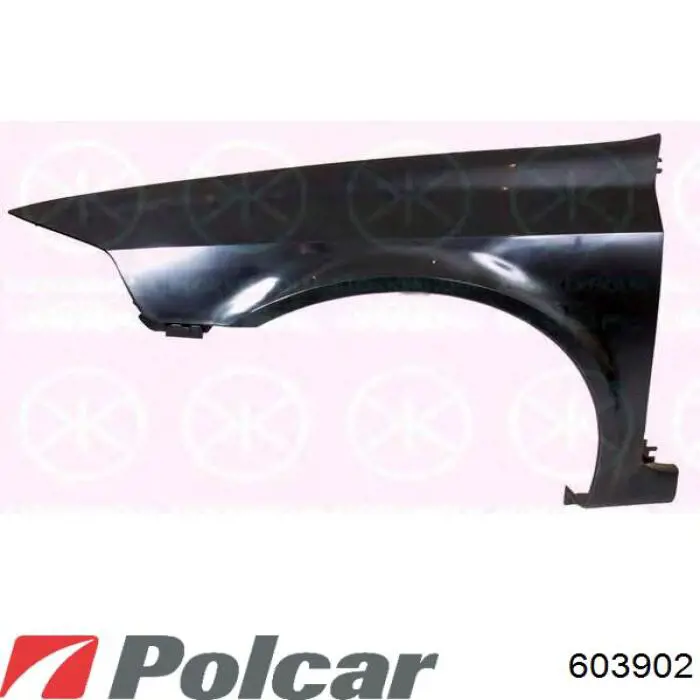 Pára-lama dianteiro direito 603902 Polcar