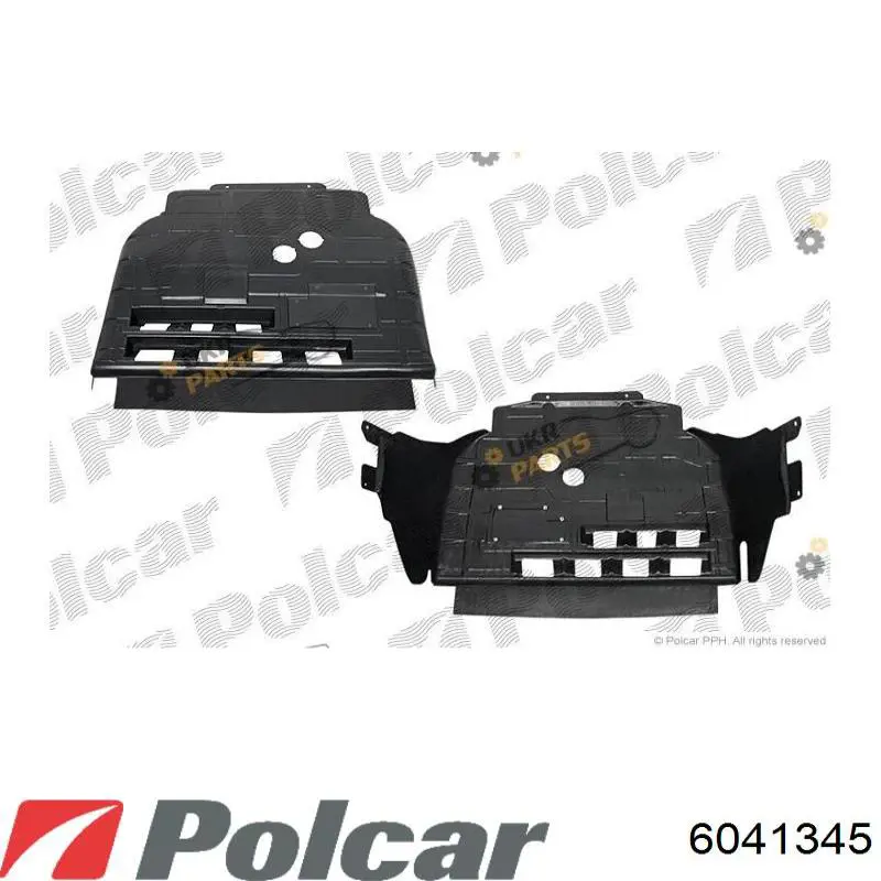 Защита двигателя, поддона (моторного отсека) Polcar 6041345