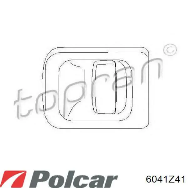 Ручка двери левой наружная передняя/задняя Polcar 6041Z41 цена, от 11.23 USD