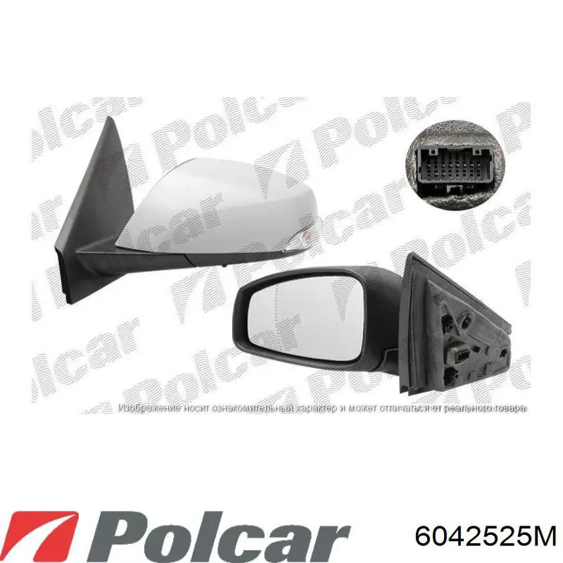 Правое боковое зеркало Opel 93181027