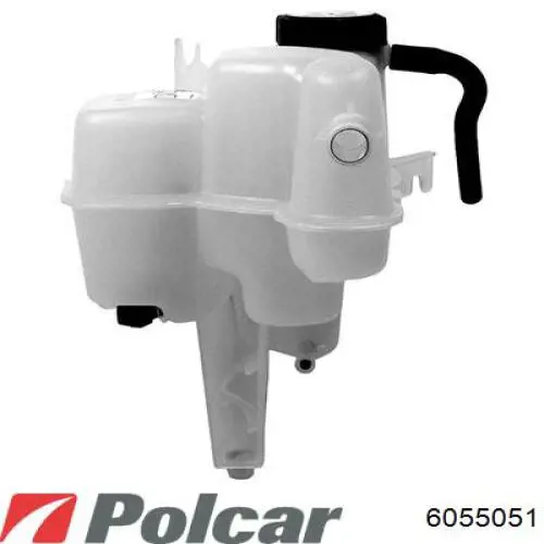 Решетка радиатора левая Polcar 6055051