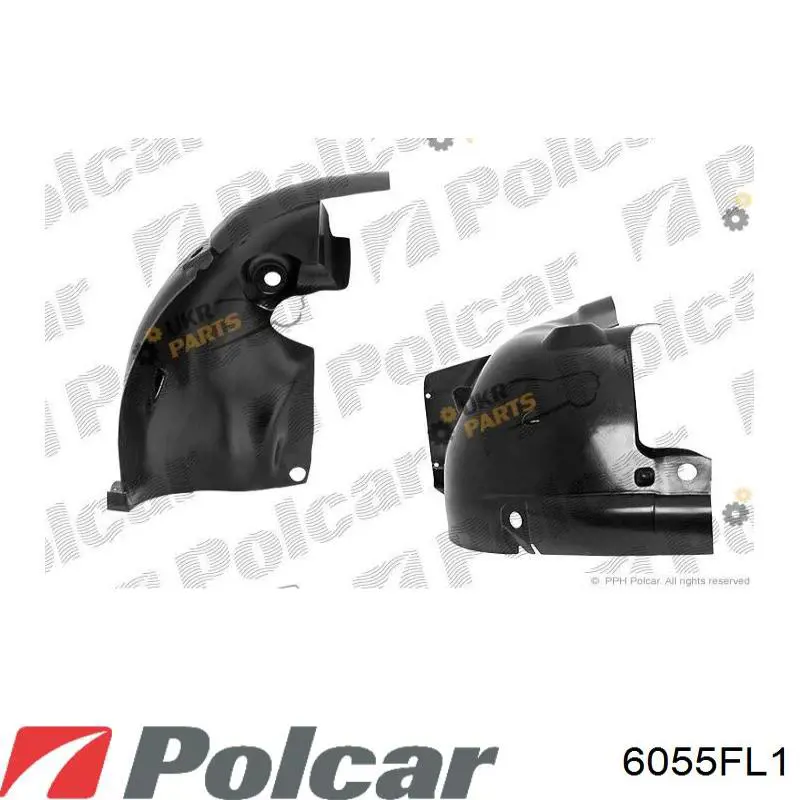 Подкрылок крыла переднего левый FPS FP5604393 цена, от 12.65 USD