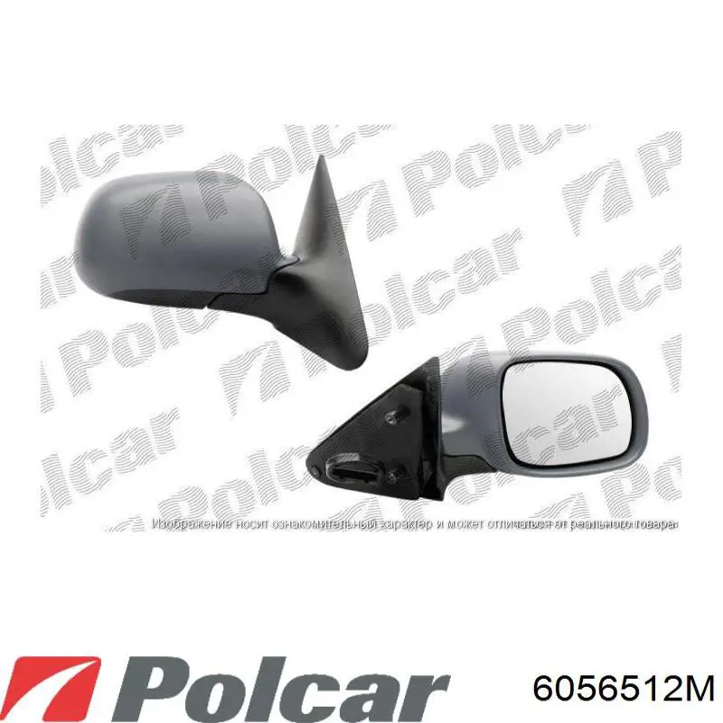 Купить 6056512M Polcar Наружное зеркало левое