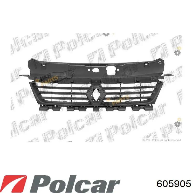 605905 Polcar решетка радиатора