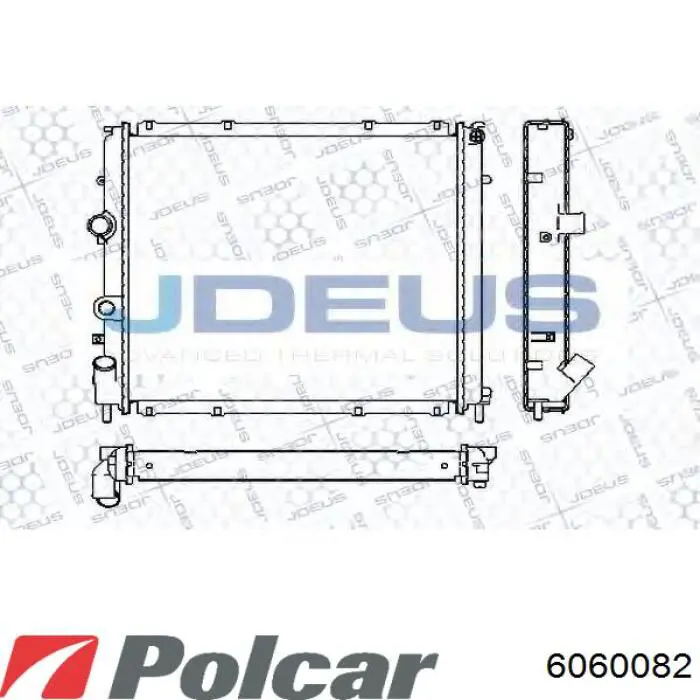 Радиатор 6060082 Polcar