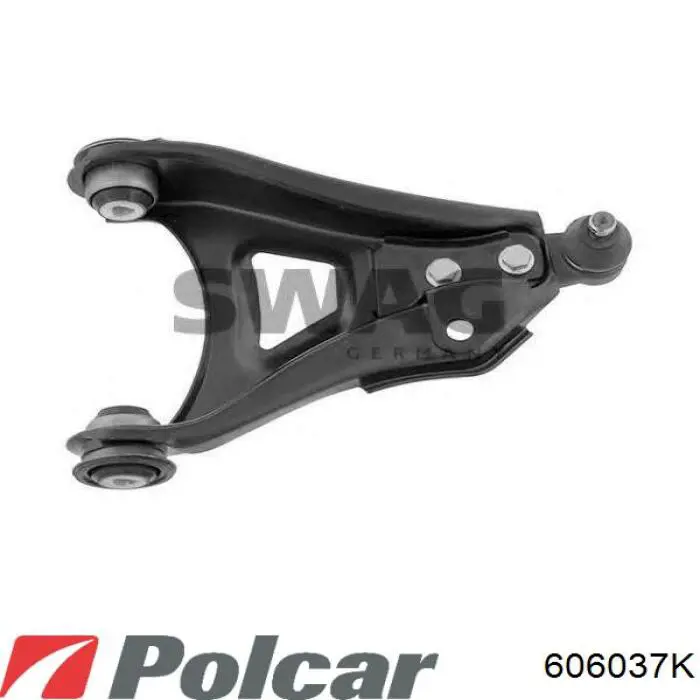 Левый рычаг передней нижней подвески Polcar 606037K цена, от 33.01 USD