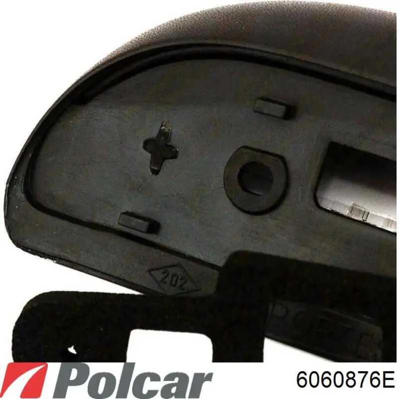 Левый отражатель заднего бампера 2800878 Polcar