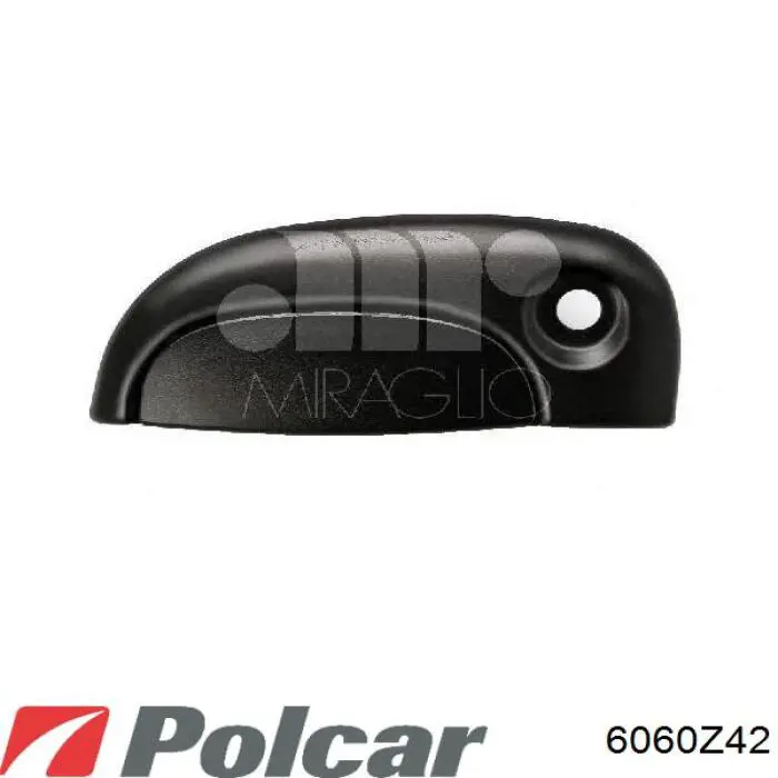 6060Z-42 Polcar ручка двери передней наружная правая