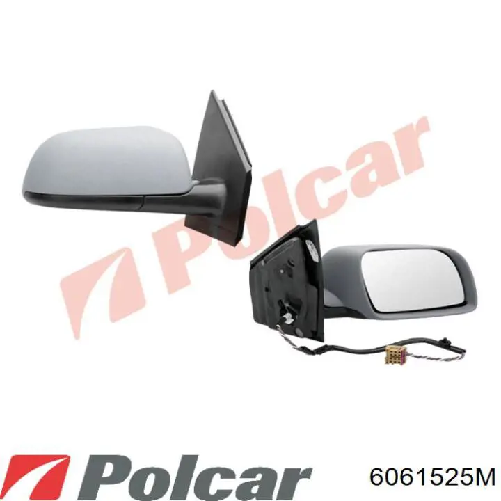 6061525M Polcar зеркало заднего вида правое
