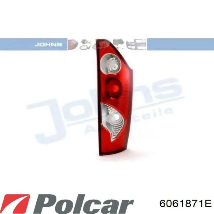 6061871V Polcar фонарь задний левый