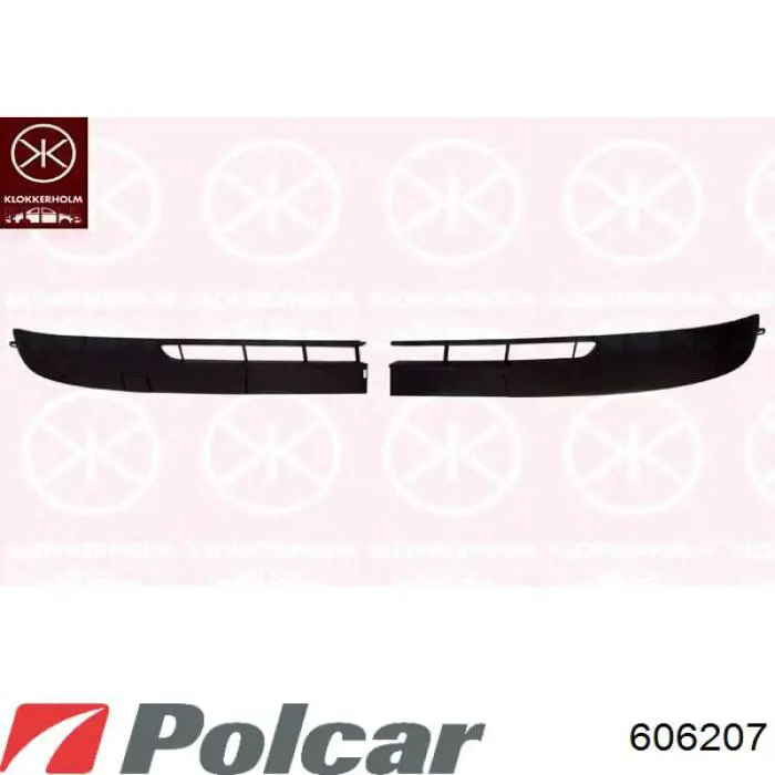 606207 Polcar передний бампер