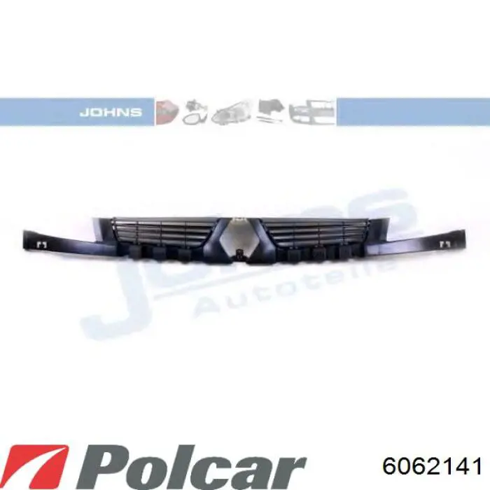 Кронштейн решетки радиатора 6062141 Polcar