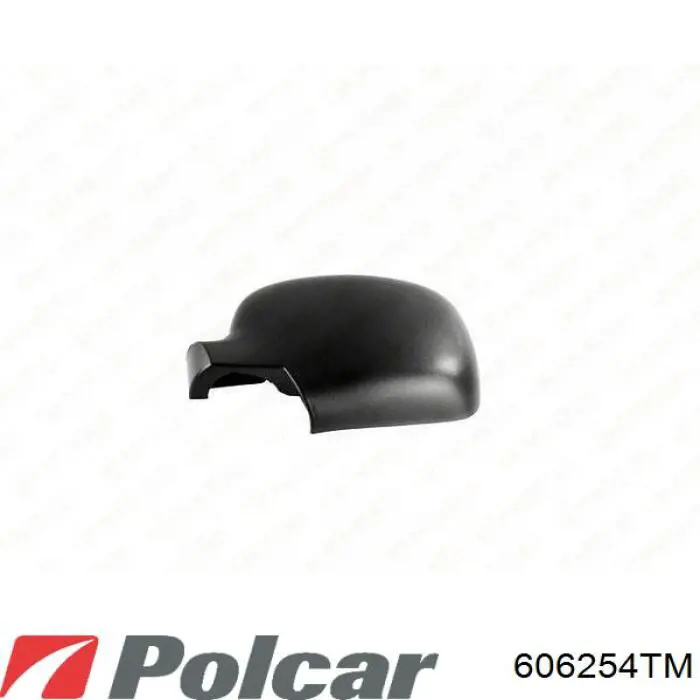 Накладка (крышка) зеркала заднего вида левая 606254TM Polcar