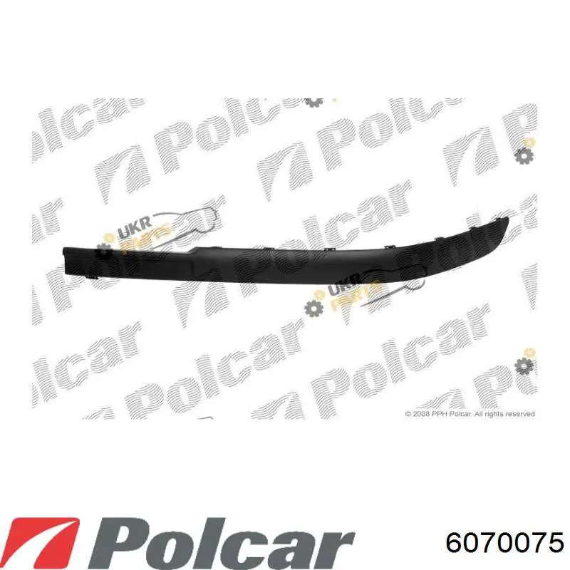 Молдинг бампера переднего левый 4max 5703056038921P цена, от 9.99 USD
