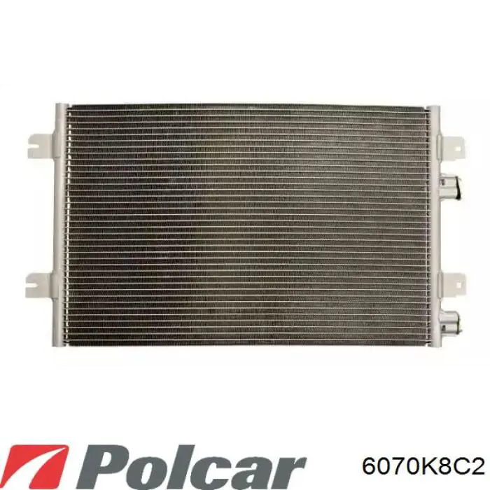 6070K8C2 Polcar радиатор кондиционера