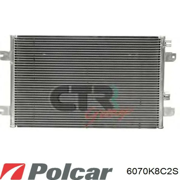 Радиатор кондиционера 6070K8C2S Polcar