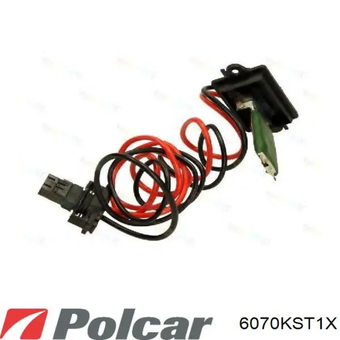 Резистор моторчика вентилятора кондиционера Polcar 6070KST1X цена, от 18.95 USD