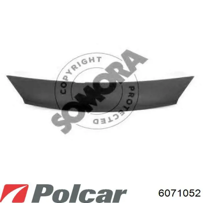 607105-2 Polcar решетка радиатора правая