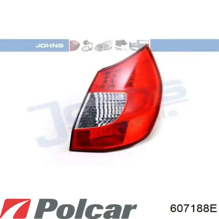 Купить 607188E Polcar Задняя правая фара