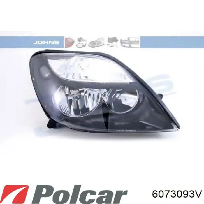 Фара левая Polcar 6073093V цена, от 603.18 USD