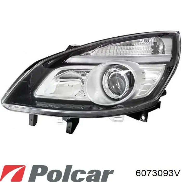 Левая фара 6073093V Polcar