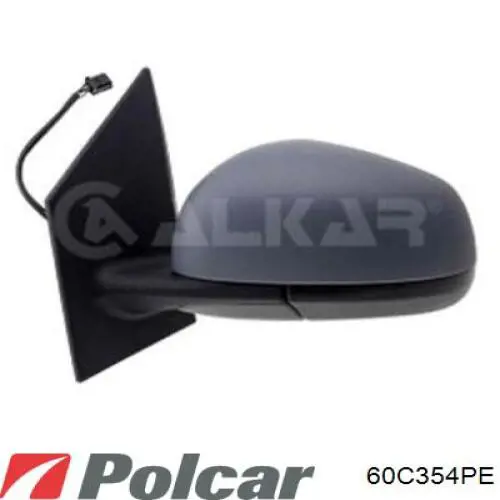 Левое боковое зеркало 60C354PE Polcar