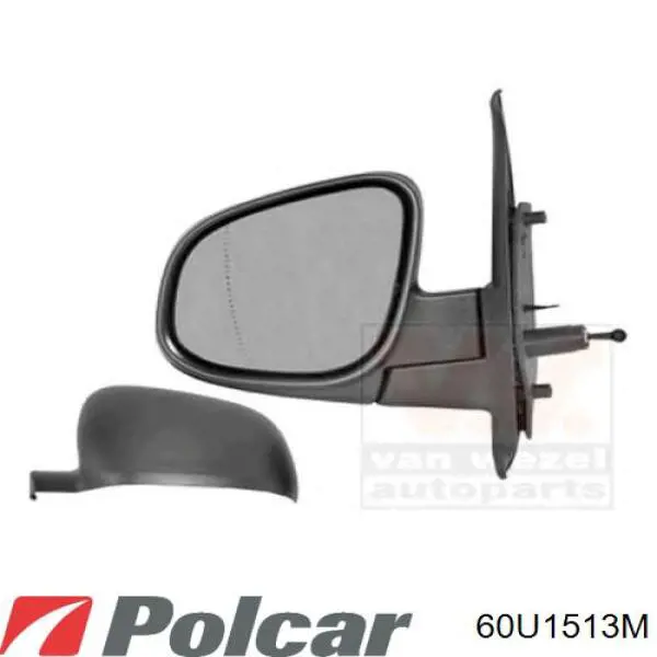 Купить 60U1513M Polcar Наружное зеркало левое