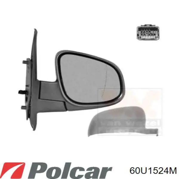 Наружное зеркало правое Fast FT88370 цена, от 59.49 USD