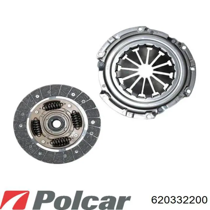 Купить 620332200 Polcar Комплект сцепления (диск, корзина, подшипник)