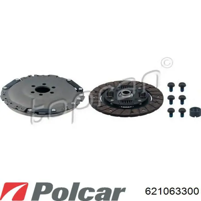 Комплект сцепления (3 части) Polcar 621063300 цена, от 102.45 USD