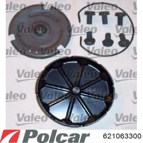 Купить 621063300 Polcar Комплект сцепления (диск, корзина, подшипник)