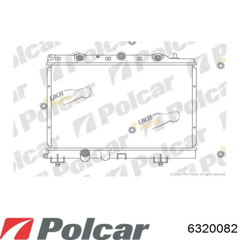 632008-2 Polcar радиатор