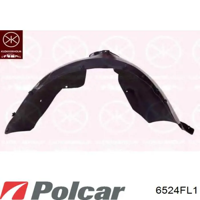 Подкрылок крыла переднего левый Polcar 6524FL2T цена, от 17.32 USD