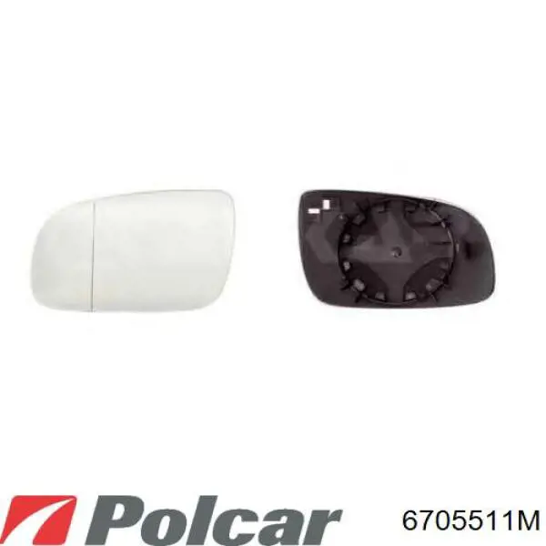 Купить 6705511M Polcar Наружное зеркало левое