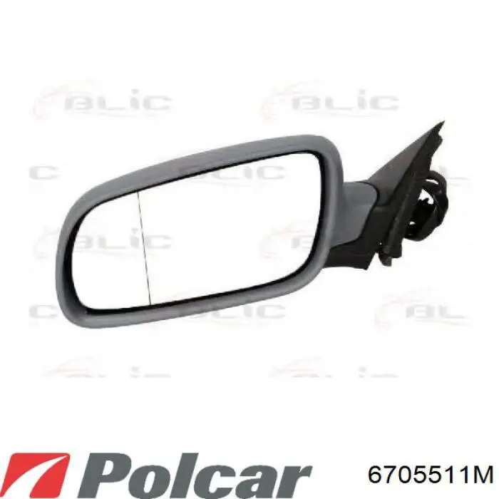 Зеркало заднего вида, левое Polcar 6705511M цена, от 30.13 USD
