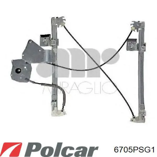 6705PSG1 Polcar механизм стеклоподъемника двери передней левой