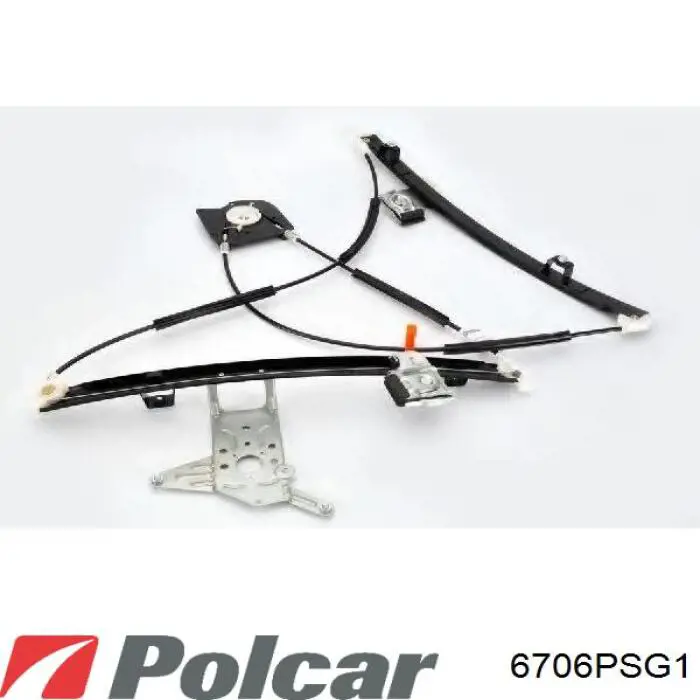 Механизм стеклоподъемника водительской двери Polcar 6706PSG1 цена, от 26.87 USD