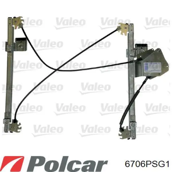 Стеклоподъемник передней левой двери 6706PSG1 Polcar