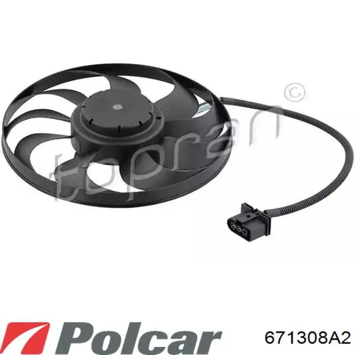 Радиатор 671308A2 Polcar