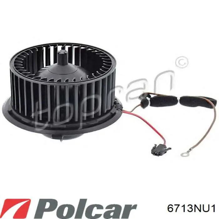 Motor eléctrico, ventilador habitáculo 6713NU1 Polcar