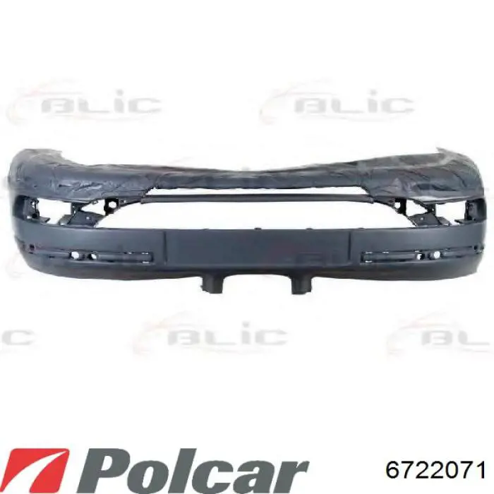 Передний бампер 6722071 Polcar