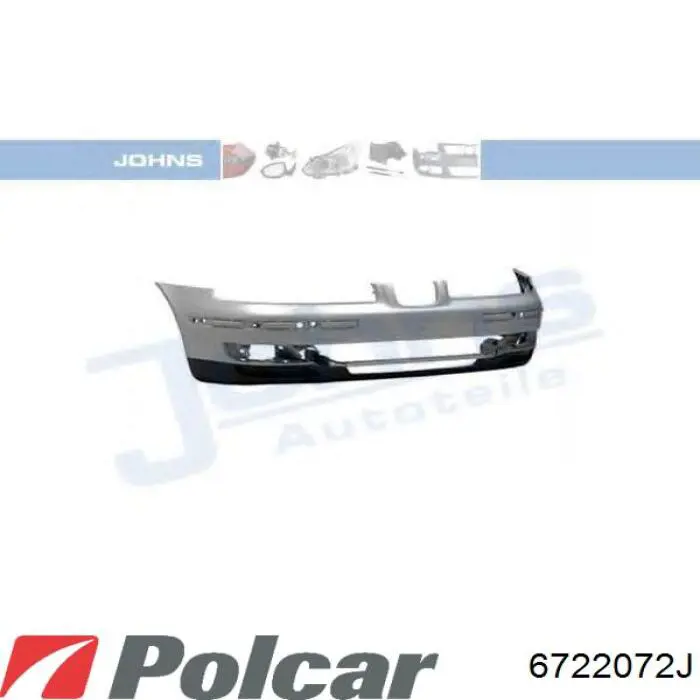 Бампер на авто Polcar 6722072J цена, от 236.21 USD