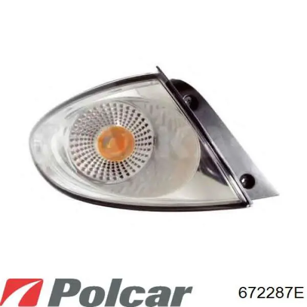 672287-E Polcar фонарь задний левый