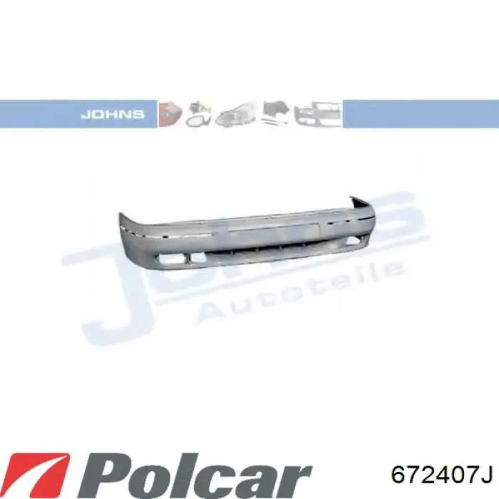 Купить 672407J Polcar Буфер (бампер) передний