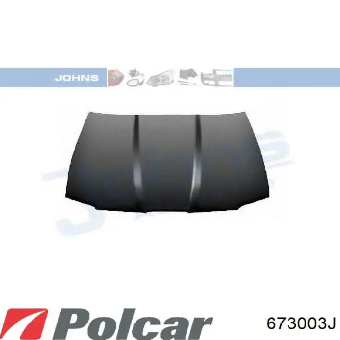 Капот 673003J Polcar